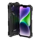 For iPhone 14 R-JUST RJ17 Shockproof Armor Metal Phone Case(Black) - 1