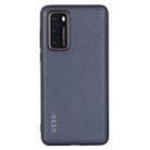 For Huawei P40 GEBEI Full-coverage Shockproof Leather Protective Case(Blue) - 1