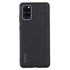 For Galaxy S20 Ultra GEBEI Full-coverage Shockproof Leather Protective Case(Black) - 1