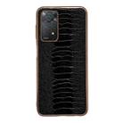 For Xiaomi Redmi Note 11 Pro 4G Global/5G Global/Note 11E Pro Genuine Leather Weilai Series Nano Plating Phone Case(Black) - 1