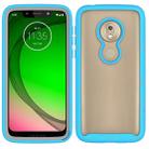 For Motorola Moto G7 Play Shockproof Starry Sky PC + TPU Protective Case(Sky Blue) - 1