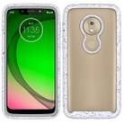 For Motorola Moto G7 Play Shockproof Starry Sky PC + TPU Protective Case(White) - 1