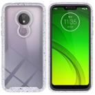 For Motorola Moto G7 Power Shockproof Starry Sky PC + TPU Protective Case(White) - 1