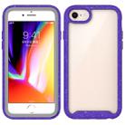 For iPhone SE 2022 / SE 2020 / 8 / 7 Shockproof Starry Sky PC + TPU Protective Case(Purple) - 1