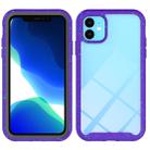 For iPhone 11 Shockproof Starry Sky PC + TPU Protective Case(Purple) - 1