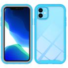 For iPhone 11 Shockproof Starry Sky PC + TPU Protective Case(Sky Blue) - 1