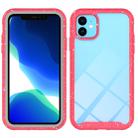 For iPhone 11 Shockproof Starry Sky PC + TPU Protective Case(Red) - 1