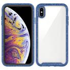 For iPhone XS Max Shockproof Starry Sky PC + TPU Protective Case(Blue) - 1