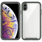 For iPhone XS Max Shockproof Starry Sky PC + TPU Protective Case(Black) - 1