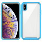 For iPhone XS Max Shockproof Starry Sky PC + TPU Protective Case(Sky Blue) - 1