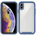 For iPhone X / XS Shockproof Starry Sky PC + TPU Protective Case(Blue) - 1