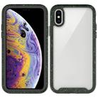 For iPhone X / XS Shockproof Starry Sky PC + TPU Protective Case(Black) - 1