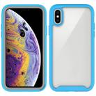 For iPhone X / XS Shockproof Starry Sky PC + TPU Protective Case(Sky Blue) - 1