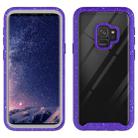 For Galaxy S9 Shockproof Starry Sky PC + TPU Protective Case(Purple) - 1