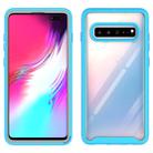 For Galaxy S10 5G Shockproof Starry Sky PC + TPU Protective Case(Sky Blue) - 1