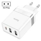 hoco N21 Pro Tourer PD 30W QC3.0 2USB-A+USB-C / Type-C Travel Charger, Plug Type:EU Plug - 1