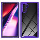 For Galaxy Note 10 Shockproof Starry Sky PC + TPU Protective Case(Purple) - 1