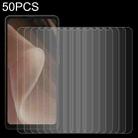 For Sharp Aquos Sense7 Plus 50pcs 0.26mm 9H 2.5D Tempered Glass Film - 1