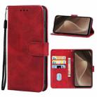 For Sharp Aquos Sense7 Plus Leather Phone Case(Red) - 1