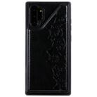 For Galaxy Note 10+ Six Cats Embossing Pattern Protective Case with Holder & Card Slots & Photo Frame(Black) - 2