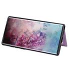 For Galaxy Note 10+ Six Cats Embossing Pattern Protective Case with Holder & Card Slots & Photo Frame(Purple) - 4
