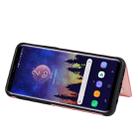 For Galaxy S9 Six Cats Embossing Pattern Protective Case with Holder & Card Slots & Photo Frame(Rose Gold) - 4