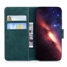 For Samsung Galaxy M13 4G Skin Feel Pure Color Flip Leather Phone Case(Green) - 4