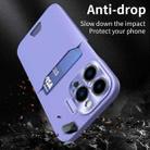 For iPhone 13 Pro Invisible Holder Phone Case(Purple) - 7