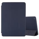 For iPad 10.2 Horizontal Flip Smart Leather Case with Three-folding Holder(Navy Blue) - 1