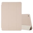 For iPad 10.2 Horizontal Flip Smart Leather Case with Three-folding Holder(Grey) - 1