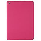 For iPad 10.2 Horizontal Flip Smart Leather Case with Three-folding Holder(Rose Red) - 3