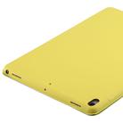 For iPad Air 3 10.5 inch Horizontal Flip Smart Leather Case with Three-folding Holder(Yellow) - 4