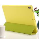 For iPad Air 3 10.5 inch Horizontal Flip Smart Leather Case with Three-folding Holder(Yellow) - 7