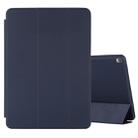 For iPad Air 3 10.5 inch Horizontal Flip Smart Leather Case with Three-folding Holder(Navy Blue) - 1