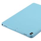 For iPad Air 3 10.5 inch Horizontal Flip Smart Leather Case with Three-folding Holder(Sky Blue) - 4