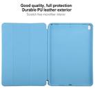 For iPad Air 3 10.5 inch Horizontal Flip Smart Leather Case with Three-folding Holder(Sky Blue) - 5