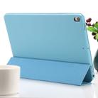 For iPad Air 3 10.5 inch Horizontal Flip Smart Leather Case with Three-folding Holder(Sky Blue) - 7