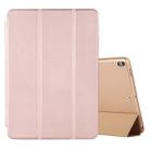 For iPad Air 3 10.5 inch Horizontal Flip Smart Leather Case with Three-folding Holder(Gold) - 1