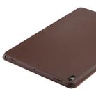 For iPad Air 3 10.5 inch Horizontal Flip Smart Leather Case with Three-folding Holder(Dark Brown) - 4