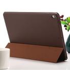 For iPad Air 3 10.5 inch Horizontal Flip Smart Leather Case with Three-folding Holder(Dark Brown) - 7