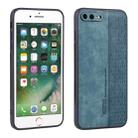 For iPhone 7 Plus / 8 Plus AZNS 3D Embossed Skin Feel Phone Case(Dark Green) - 1