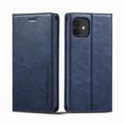 For iPhone 12 mini LC.IMEEKE RFID Anti-theft Leather Phone Case(Blue) - 1