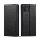 For iPhone 11 LC.IMEEKE RFID Anti-theft Leather Phone Case(Black) - 1