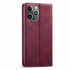 For iPhone 11 Pro Max LC.IMEEKE RFID Anti-theft Leather Phone Case(Red) - 3