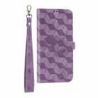 For iPhone 14 Pro Spider Printed Leather Phone Case(Purple) - 2