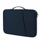 For 9.7-11 inch Laptop Portable Nylon Twill Texture Bag(Blue) - 1