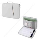 For 9.7-11 inch Laptop Portable Nylon Twill Texture Bag(White) - 3