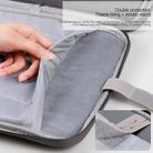 For 9.7-11 inch Laptop Portable Sheepskin Texture Leather Bag(Grey) - 6