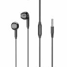 Borofone BM71 1.2m Light Song Universal 3.5mm Wired Earphones with Mic(Black) - 1