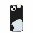 For iPhone 14 Shockproof Cartoon TPU Phone Case(Naughty Bear) - 1